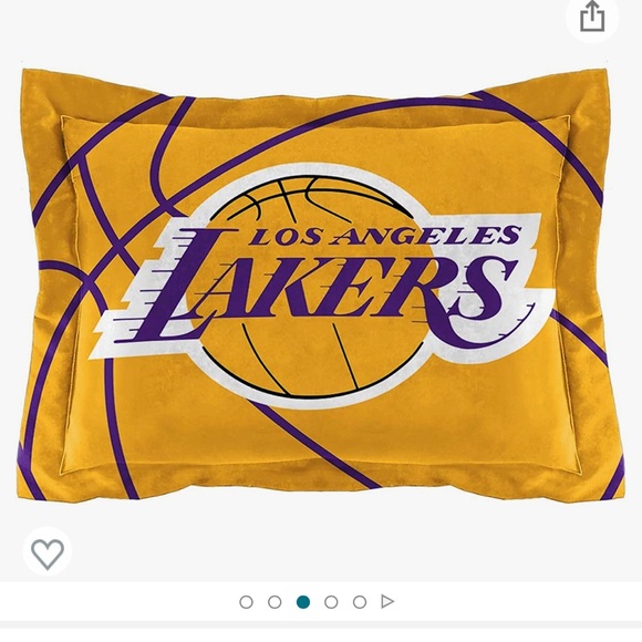 Lakers comforter and pillow sham set- like new - Picture 10 of 12